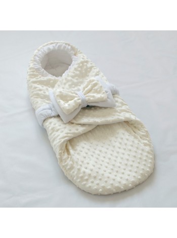 Конверт-кокон Плюш молочный
