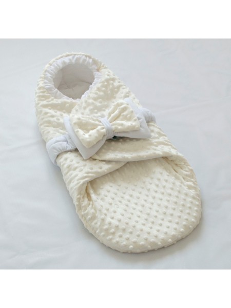 Конверт-кокон Плюш молочный