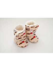 Сапожки "Зайчики в трамвайчике"