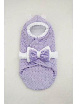 Конверт-кокон Плюшевый сон  сиреневый