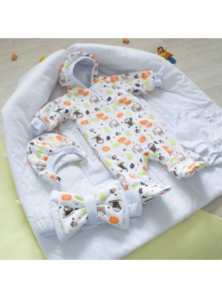 Комплект с комбинезоном Пуговки сказочный лес