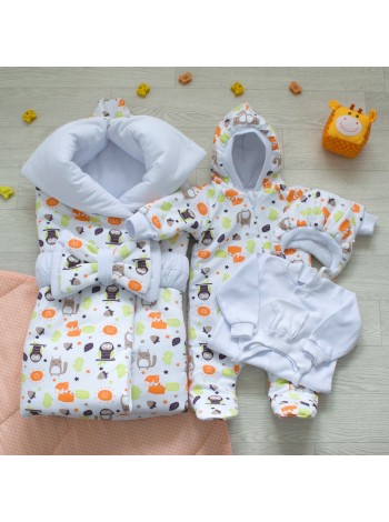 Комплект с комбинезоном Пуговки сказочный лес
