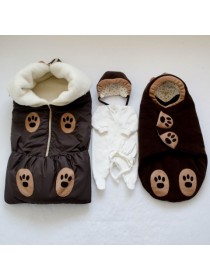 Комплект зимний "Бурый мишка" на овчине