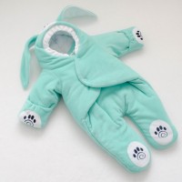 Комбинезон "Зайка" мятный
