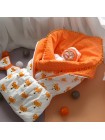 Комплект с пледом Лисички