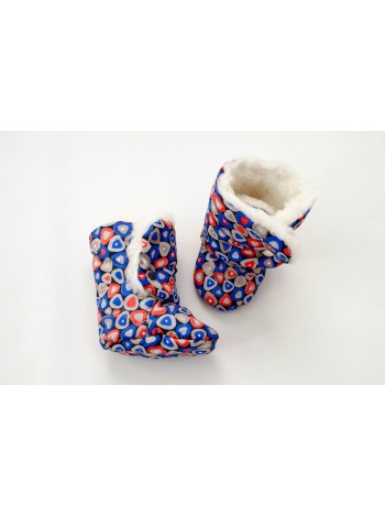 Сапожки Камешки синие