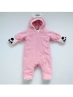 Комбинезон весна/лето Мишка розовый флис