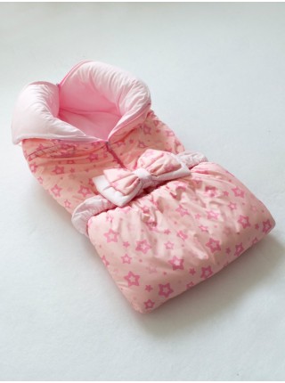 Одеяло-траснформер Звездочки розовые