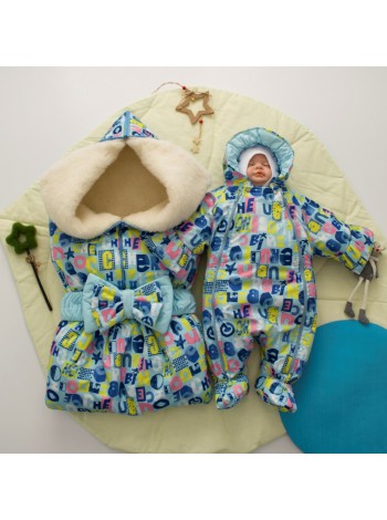 Комплект Буквы зима