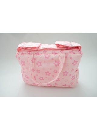 Сумка для коляски (звезды розовый)