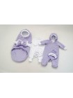 Комплект с комбинезоном Плюшевый сон (сиреневый)