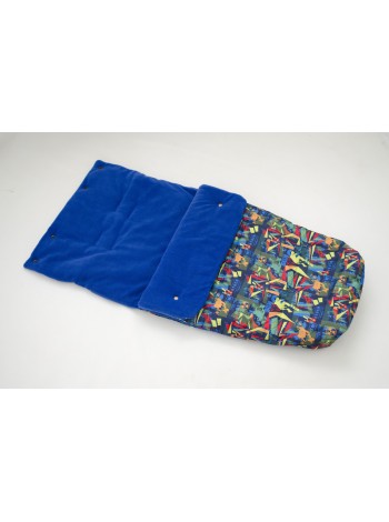 Конверт в прогулочную коляску (скейт/синий)