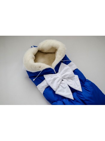 Одеяло-трансформер Василек на овчине