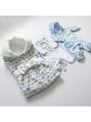 Комплект с комбинезоном Слоники