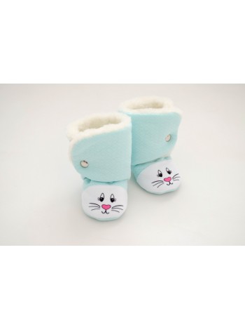 Сапожки-зверята  Зайка мятный