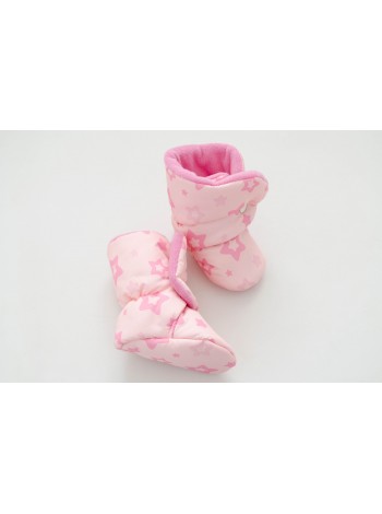 Сапожки Звездочки розовые