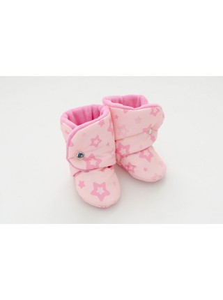 Сапожки Звездочки розовые