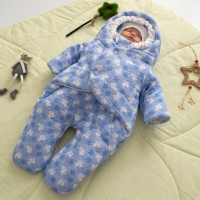 Комбинезон "Мишки" голубой