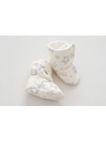 Сапожки "Звездочки" молочный