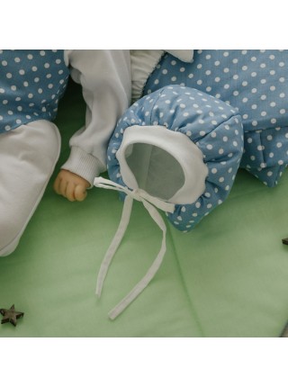 Комплект Голубой в горошек