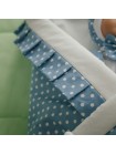 Комплект Голубой в горошек