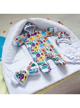 Комплект с комбинезоном Пуговки монстрики