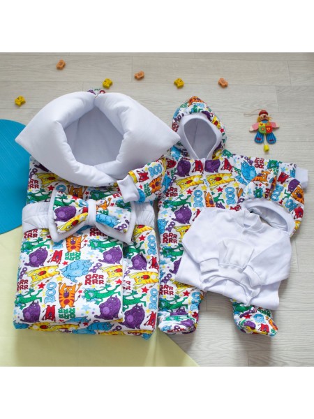 Комплект с комбинезоном Пуговки монстрики