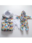 Комплект с комбинезоном Пуговки монстрики