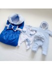 Комплект с комбинезоном Василек пейсли