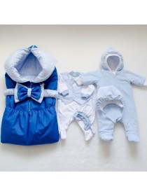 Комплект с комбинезоном "Василек" пейсли