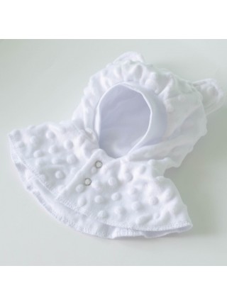 Шапка-шлем Ушки белый