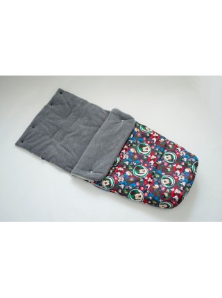 Конверт в прогулочную коляску (микки/серый)