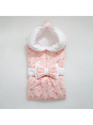 Одеяло-траснформер Звезды розовый