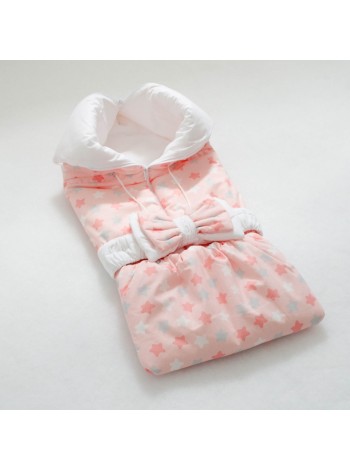 Одеяло-траснформер Звезды розовый