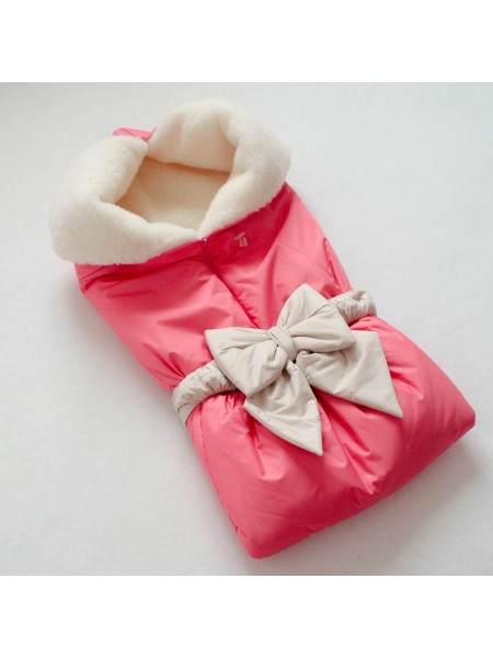 Одеяло-трансформер Коралл на овчине