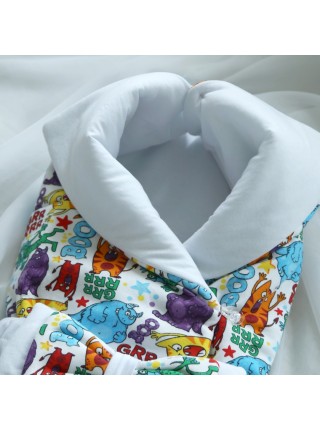 Плед-конверт на пуговицах Монстрики