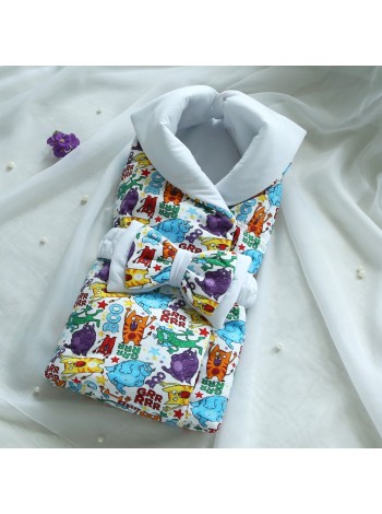 Плед-конверт на пуговицах Монстрики