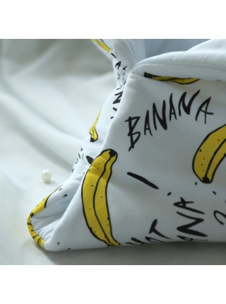 Плед-конверт на пуговицах Бананы