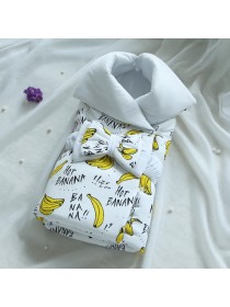 Плед-конверт на пуговицах "Бананы"