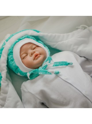 Комплект Звезды мятный с коконом