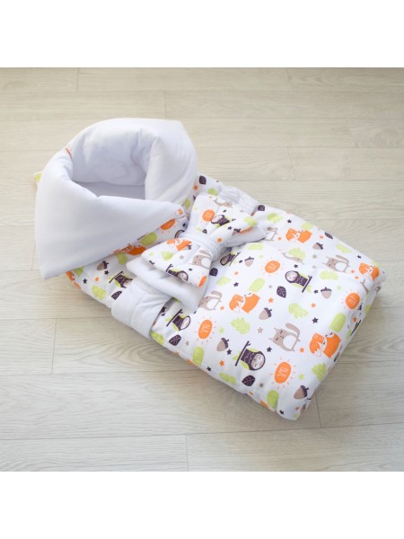 Плед-конверт на пуговицах Сказочный лес