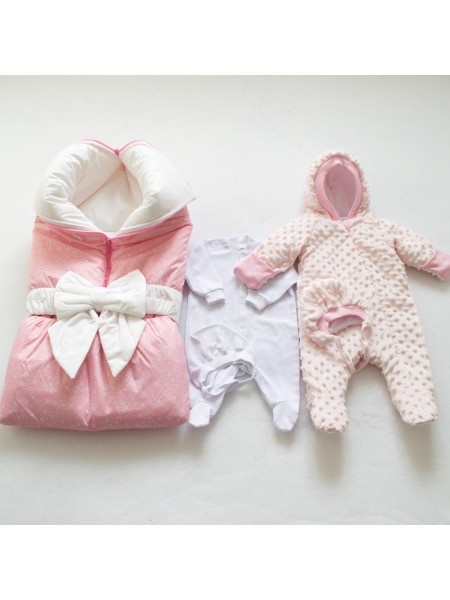 Комплект с комбинезоном Розовое кружево