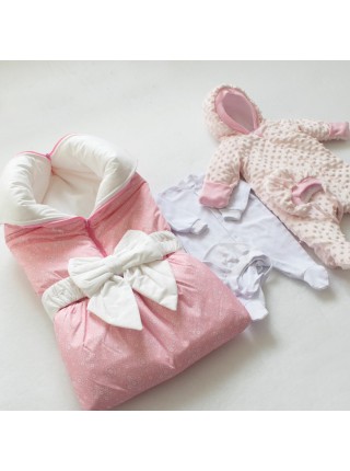 Комплект с комбинезоном Розовое кружево