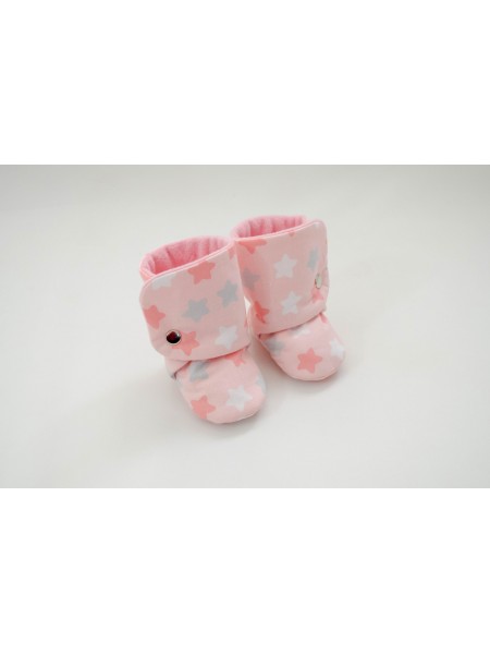 Сапожки Розовые звезды