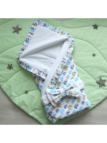 Плед-конверт Слоники