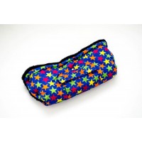 Муфта для коляски на овчине  (звезды на синем)