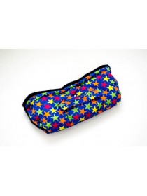 Муфта для коляски на овчине  (звезды на синем)