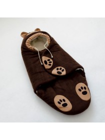 Конверт-кокон зимний "Мишка" бурый