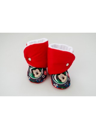 Сапожки Микки красный