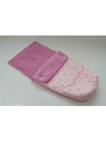 Конверт в прогулочную коляску (розовый со звездами/розовый)